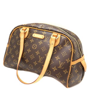 a22 5679 1 Louis Vuitton Neverfull Mm Damin Leather Handbag Brown