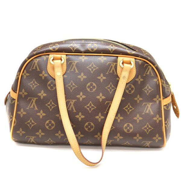 a22 5679 3 Louis Vuitton Montorgueil PM Shoulder Bag Canvas Brown