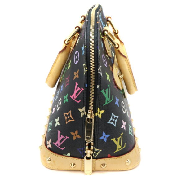 a22 6005 5 Louis Vuitton Alma Handbag Monogram Multicolor Black