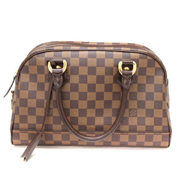 a22 6029 2 Louis Vuitton Duomo Handbag Damier Canvas Brown