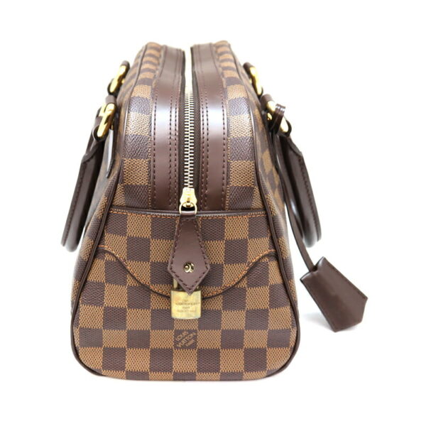 a22 6029 5 Louis Vuitton Duomo Handbag Damier Canvas Brown