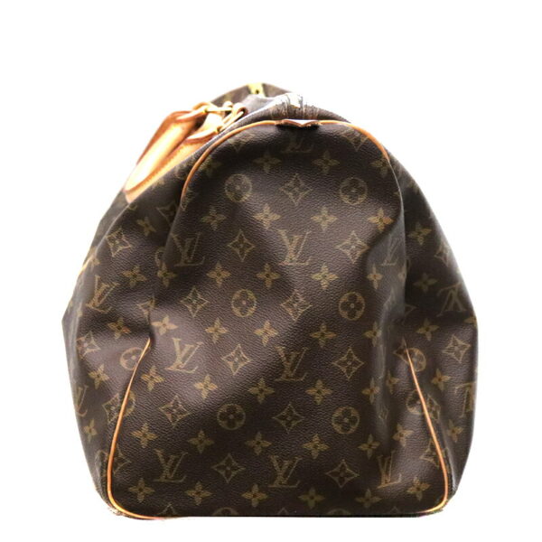 a22 6064 3 Louis Vuitton Keepall 55 Bag Monogram Canvas Brown