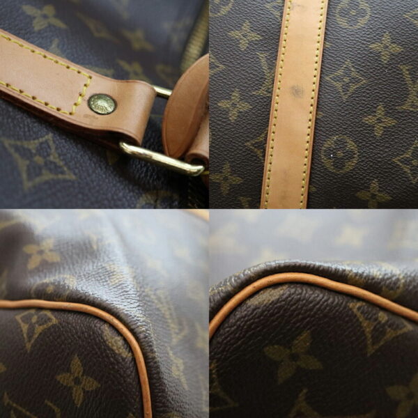 a22 6064 6 Louis Vuitton Keepall 55 Bag Monogram Canvas Brown