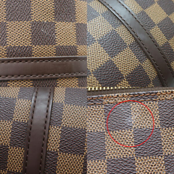 a22 6122 7 Louis Vuitton Papillon 30 Handbag Damier Canvas Brown