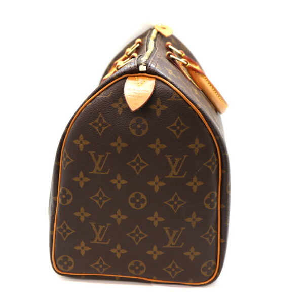 a22 6192 5 Louis Vuitton Speedy 35 Handbag Monogram Canvas Brown