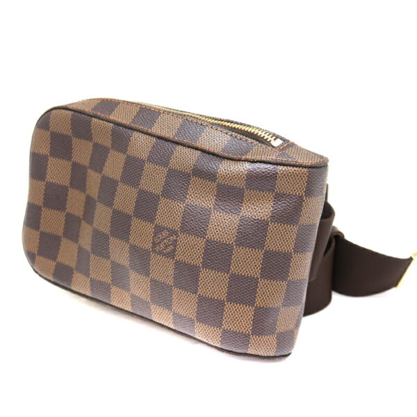 a22 6285 1 Louis Vuitton Jeronymous Body Bag Damier Canvas Brown