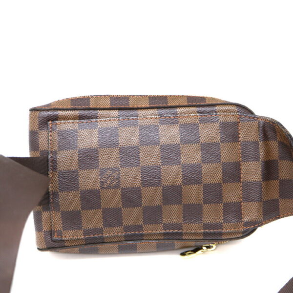 a22 6285 3 Louis Vuitton Jeronymous Body Bag Damier Canvas Brown