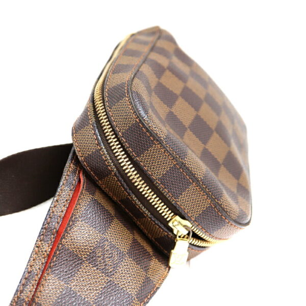 a22 6285 5 Louis Vuitton Jeronymous Body Bag Damier Canvas Brown