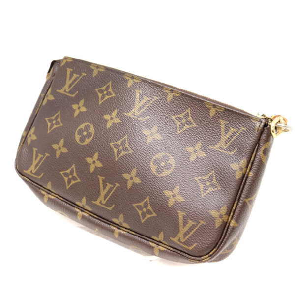 a22 6490 1 Louis Vuitton Pochette Accessories Pouch Monogram Canvas Brown