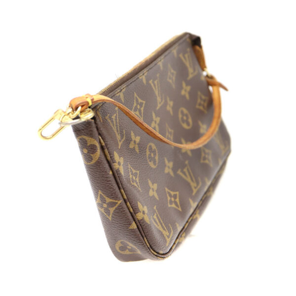 a22 6490 4 Louis Vuitton Pochette Accessories Pouch Monogram Canvas Brown