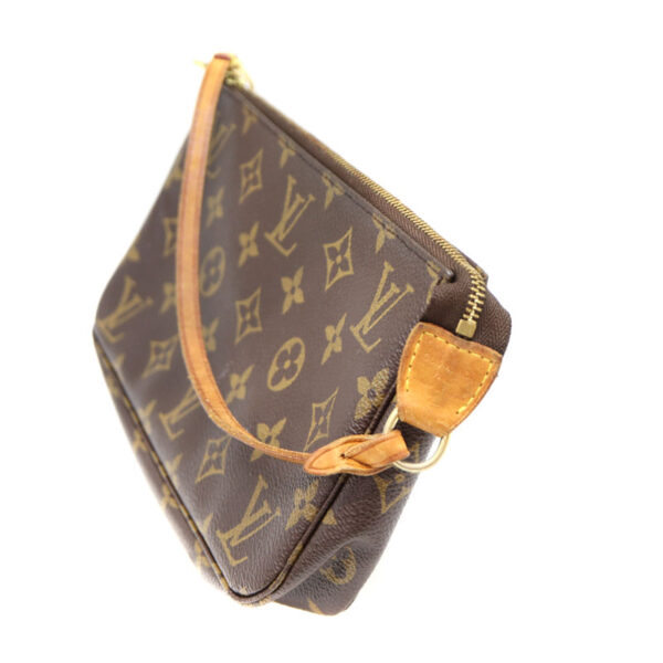 a22 6490 5 Louis Vuitton Pochette Accessories Pouch Monogram Canvas Brown