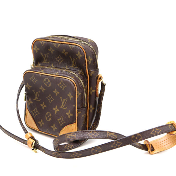 a22 6634 1 Louis Vuitton Amazon Shoulder Bag Canvas Brown