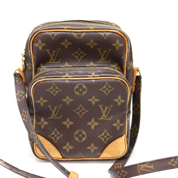 a22 6634 2 Louis Vuitton Amazon Shoulder Bag Canvas Brown