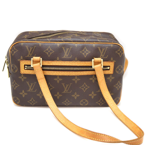 a22 6635 2 Louis Vuitton Cite MM Shoulder Bag Canvas Brown