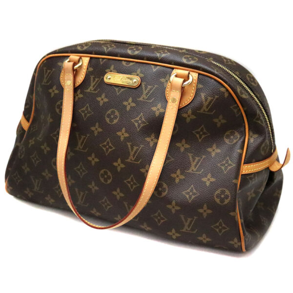 a22 6827 1 Louis Vuitton Montorgueil GM Shoulder Bag Canvas Brown