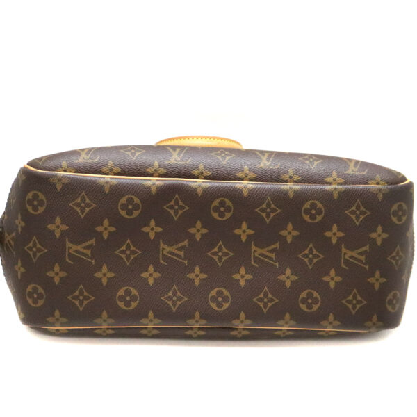 a22 7009 6 Louis Vuitton Bowling Vanity Handbag Monogram Canvas Brown