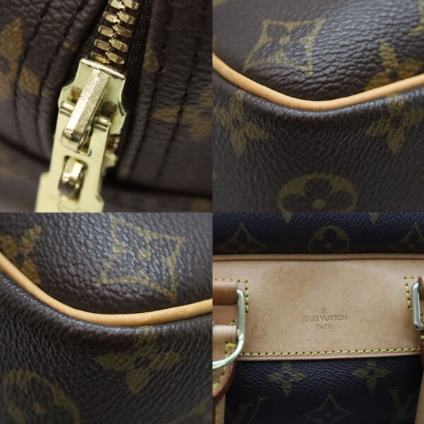 a22 7009 7 Louis Vuitton Bowling Vanity Handbag Monogram Canvas Brown