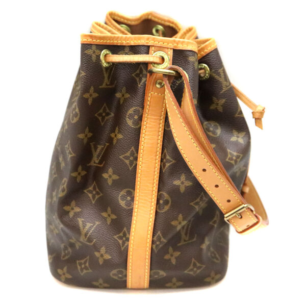 a22 7030 5 Louis Vuitton Petit Noe Shoulder Bag Monogram Canvas Brown