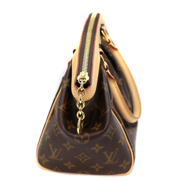 a22 7033 5 Louis Vuitton Tivoli PM Handbag Canvas Brown