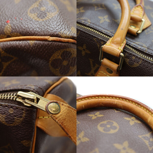 a22 7219 9 Louis Vuitton Speedy 35 Handbag Monogram Canvas Brown