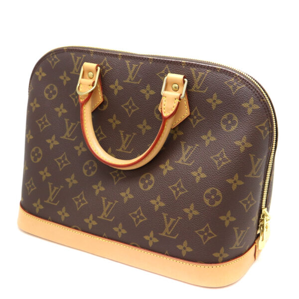 a22 7303 1 Louis Vuitton Alma Handbag Monogram Canvas Brown