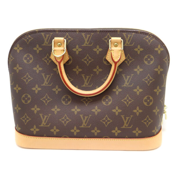 a22 7303 2 Louis Vuitton Alma Handbag Monogram Canvas Brown