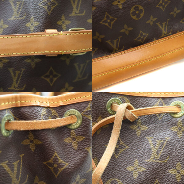 a22 7364 8 Louis Vuitton Noe Shoulder Bag Monogram Canvas Brown