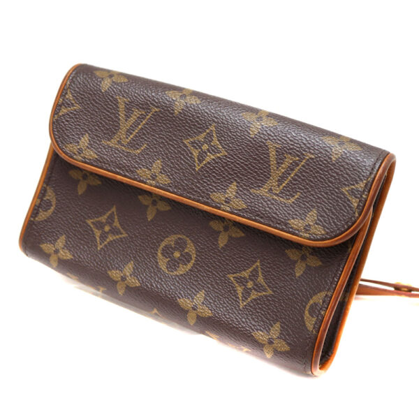 a22 7614 1 Louis Vuitton Pochette Florentine Waist Pouch Monogram Canvas Brown