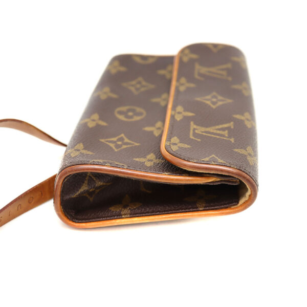 a22 7614 4 Louis Vuitton Pochette Florentine Waist Pouch Monogram Canvas Brown