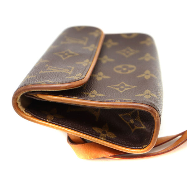 a22 7614 5 Louis Vuitton Pochette Florentine Waist Pouch Monogram Canvas Brown