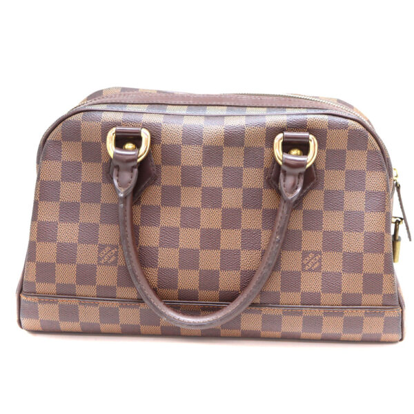 a22 7616 3 Louis Vuitton Duomo Handbag Damier Canvas Brown