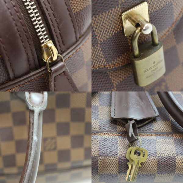 a22 7616 8 Louis Vuitton Duomo Handbag Damier Canvas Brown