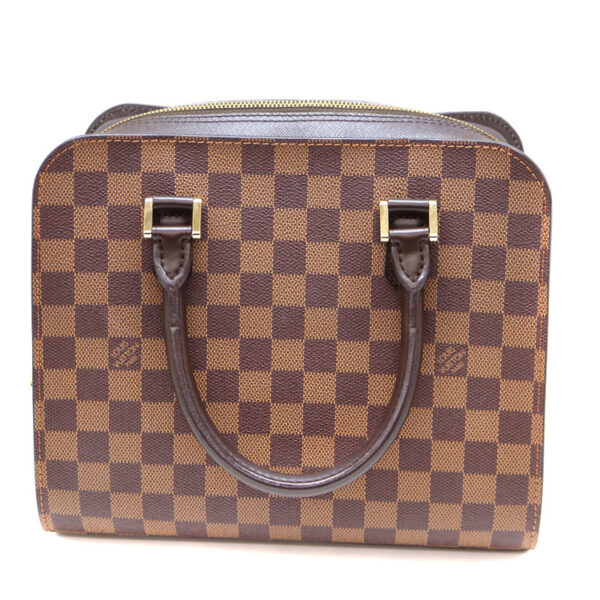 a22 7698 2 Louis Vuitton Triana Handbag Damier Canvas Brown