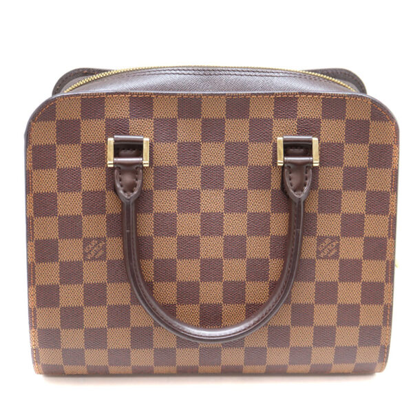 a22 7698 3 Louis Vuitton Triana Handbag Damier Canvas Brown