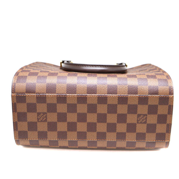 a22 7698 6 Louis Vuitton Triana Handbag Damier Canvas Brown