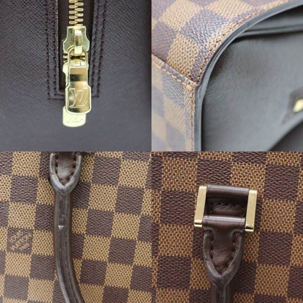 a22 7698 9 Louis Vuitton Triana Handbag Damier Canvas Brown