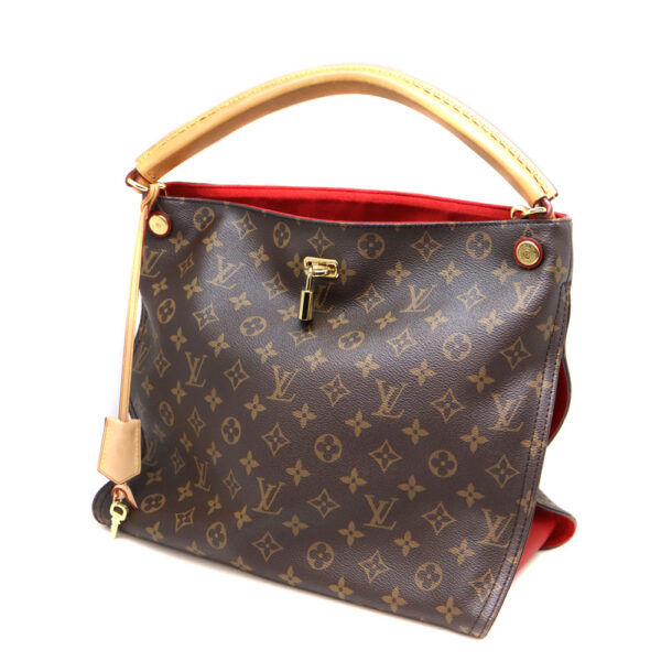 a22 7721 1 Louis Vuitton Gaia Tote Bag Monogram Canvas Brown