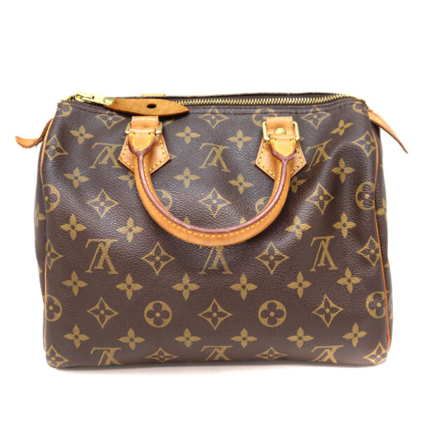 a22 7748 3 Louis Vuitton Speedy 25 Handbag Monogram Canvas Brown