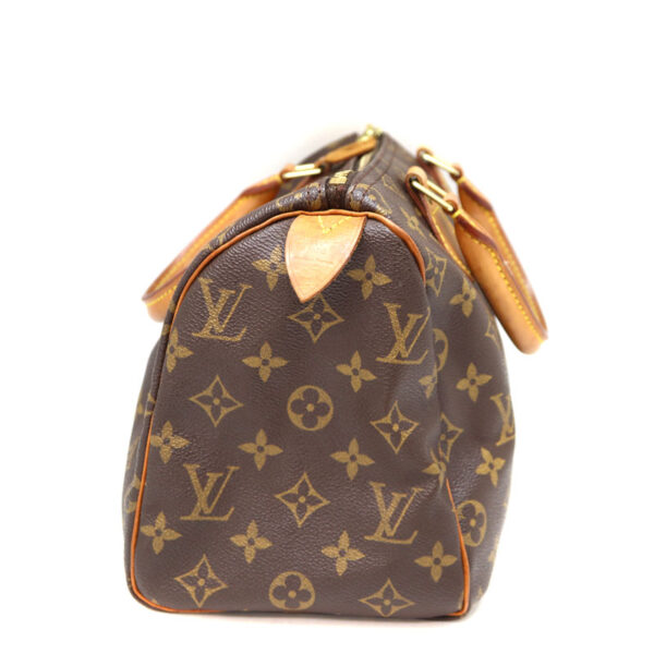 a22 7748 5 Louis Vuitton Speedy 25 Handbag Monogram Canvas Brown