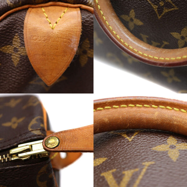 a22 7748 8 Louis Vuitton Speedy 25 Handbag Monogram Canvas Brown