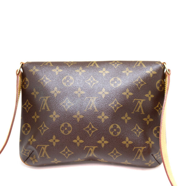 a22 7755 3 Louis Vuitton Musette Tango Shoulder Bag Monogram Canvas Brown