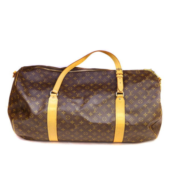 a22 7806 1 Louis Vuitton Sac Polochon Bag Monogram Canvas Brown