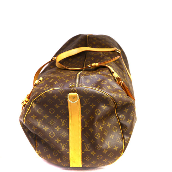 a22 7806 3 Louis Vuitton Sac Polochon Bag Monogram Canvas Brown