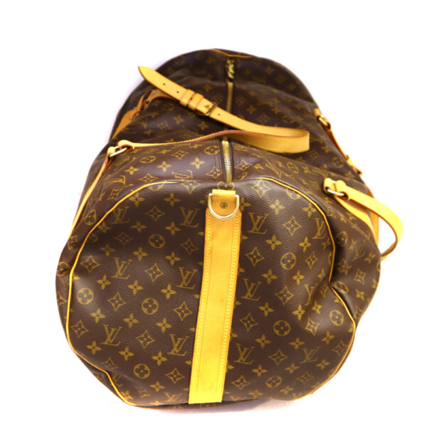 a22 7806 4 Louis Vuitton Sac Polochon Bag Monogram Canvas Brown