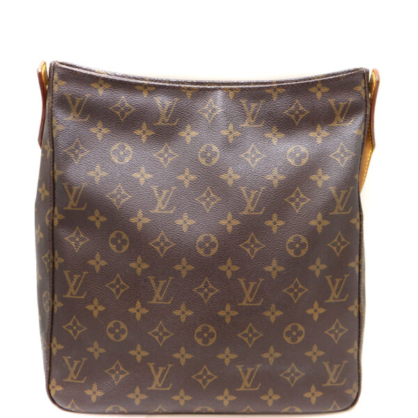 a22 7953 3 Louis Vuitton Looping GM Shoulder Bag Monogram Canvas Brown