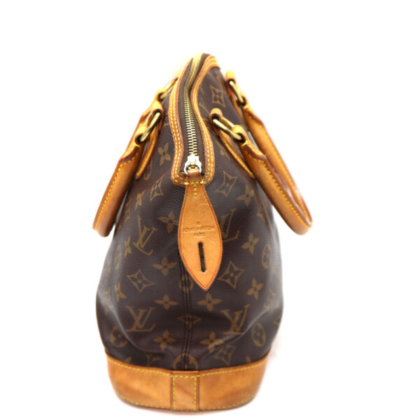 a22 7961 5 Louis Vuitton Lockit Handbag Monogram Canvas Brown