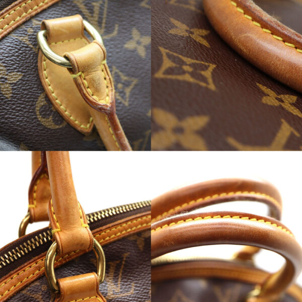 a22 7961 8 Louis Vuitton Lockit Handbag Monogram Canvas Brown