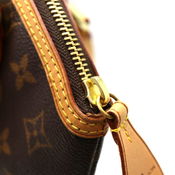 a22 7966 8 Louis Vuitton Lockit Handbag Monogram Canvas Brown