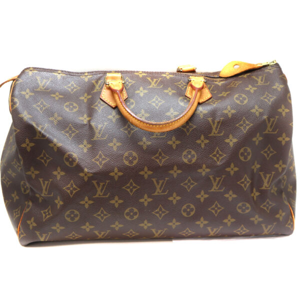 a22 7967 2 Louis Vuitton Speedy 40 Handbag Monogram Canvas Brown