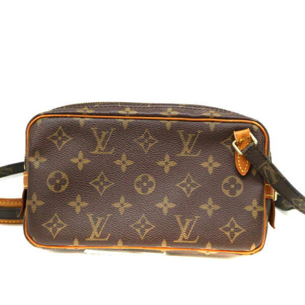 a22 803 2 Louis Vuitton Pochette Marly Bandouliere Shoulder Bag Monogram Brown